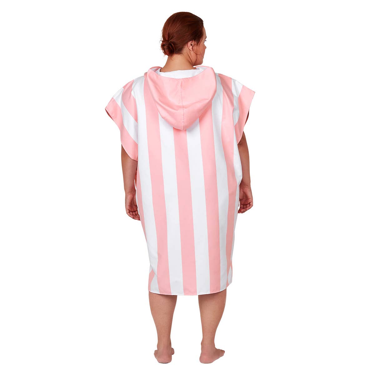 Dock & Bay Adult Poncho - Hooded Towel - Malibu Pink