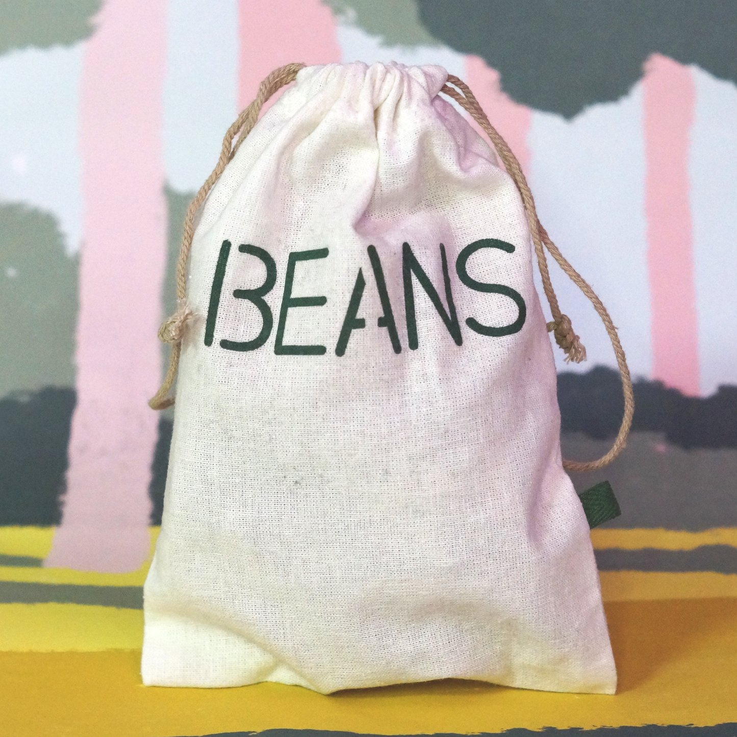 'Grain, Beans, Pasta' 3-Pack Reusable Cotton Bags