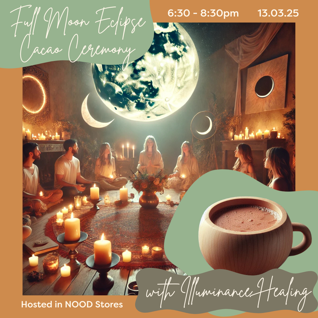 Full Moon Eclipse in Virgo Cacao Ceremony with Illuminance Healing