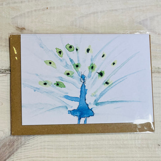 Peacock card