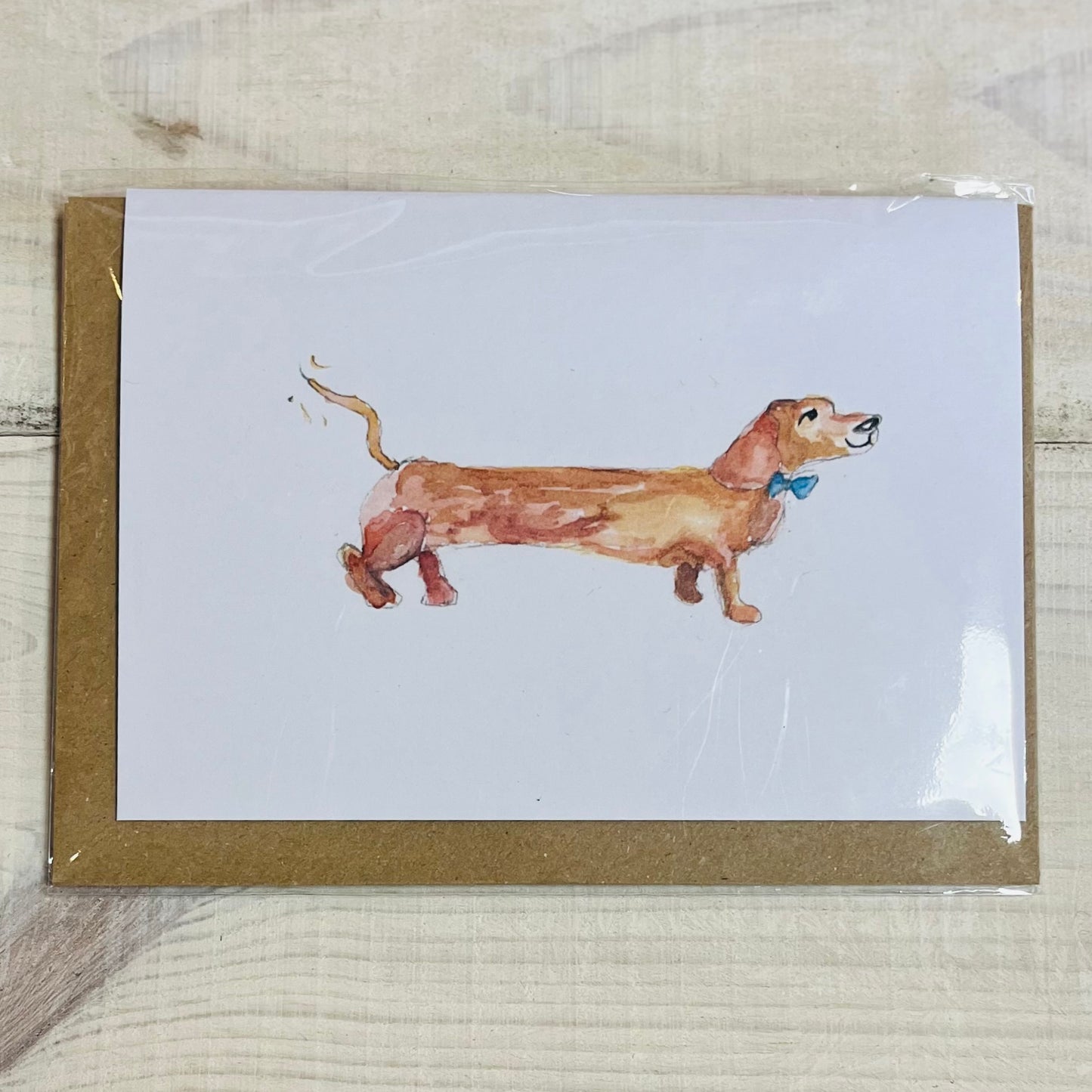 Sausage dog card