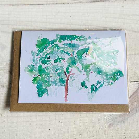 Tree blank card