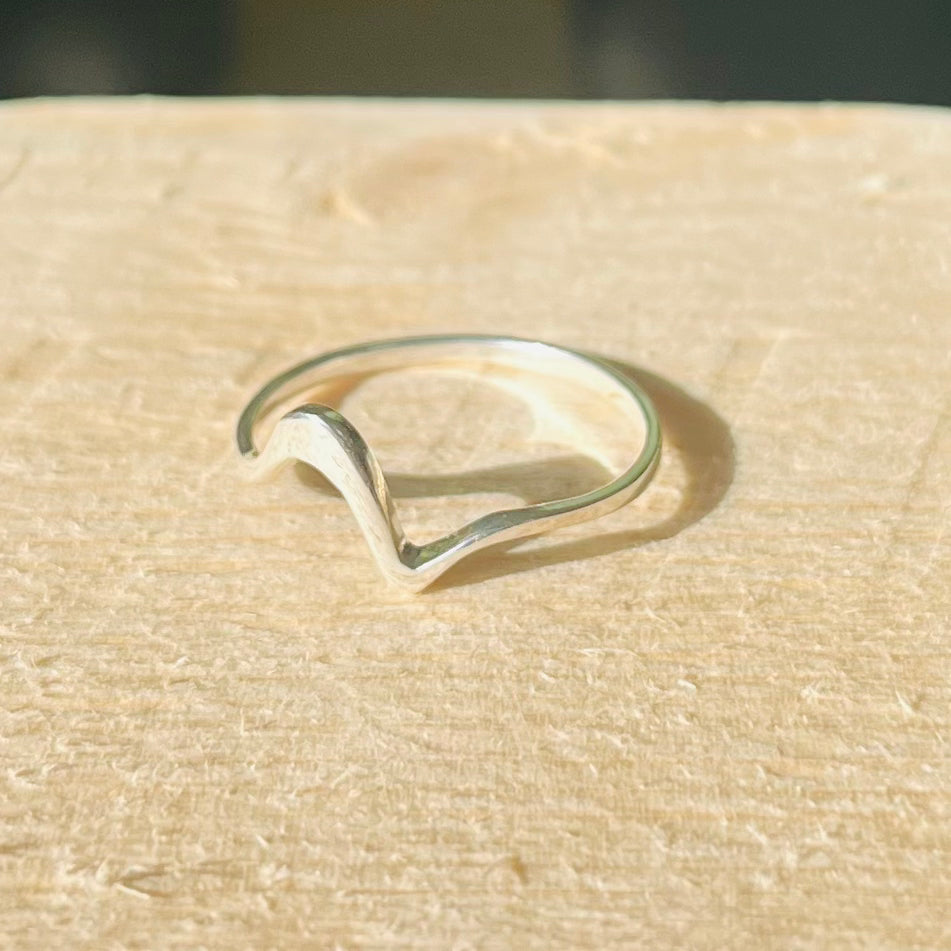 Wave Sterling Silver Ring