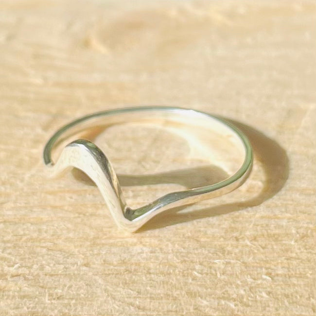 Wave Sterling Silver Ring