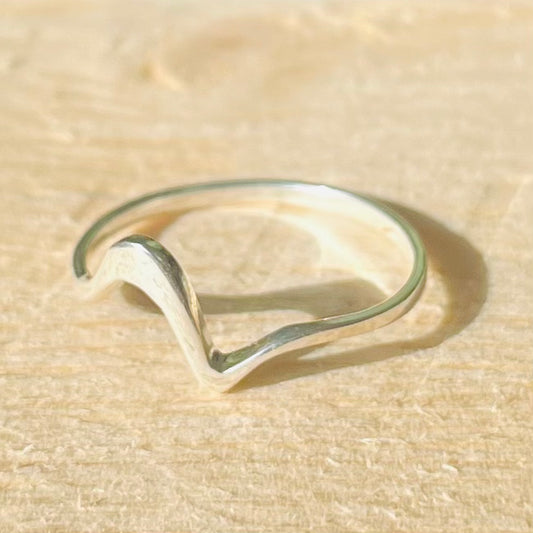 Wave Sterling Silver Ring