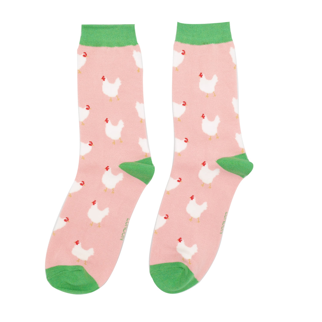 Hens Dusky Pink Bamboo Socks – NOODStores