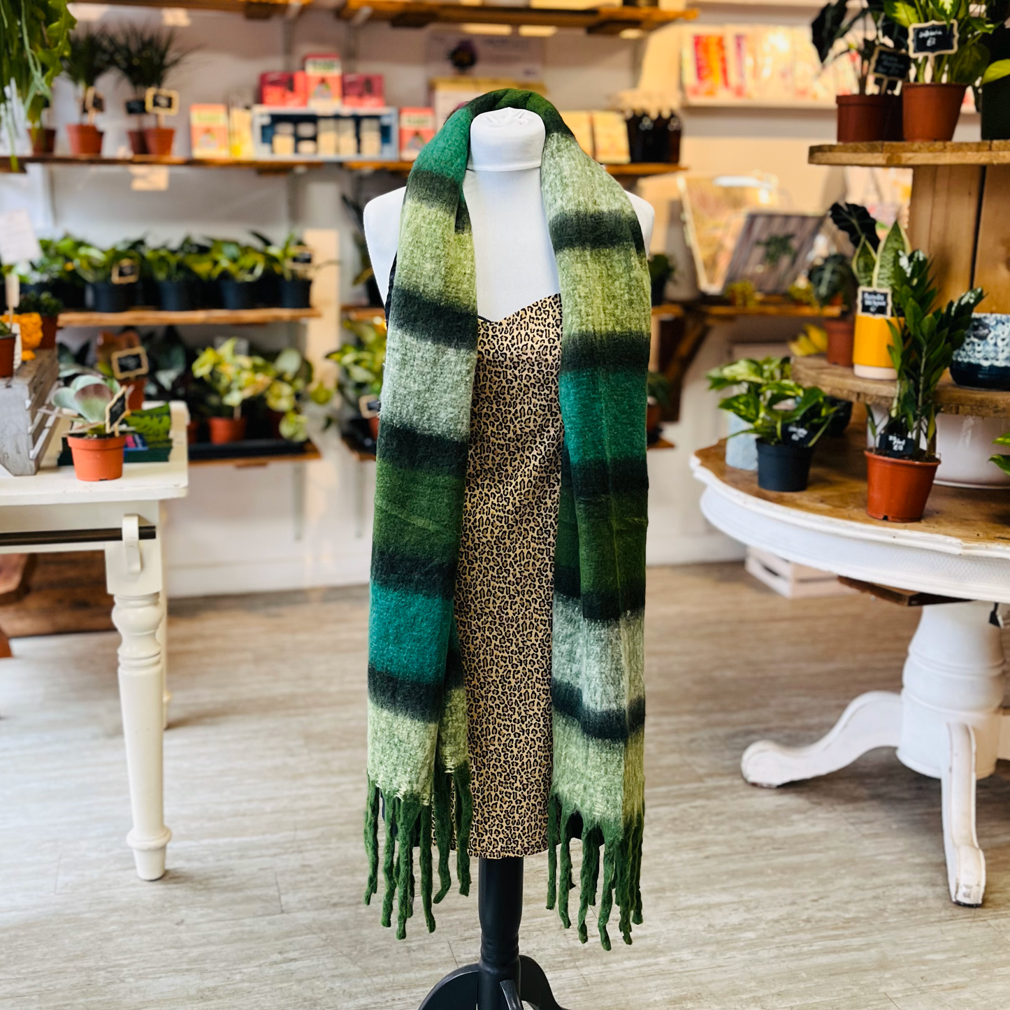 Green Heavyweight Scarf