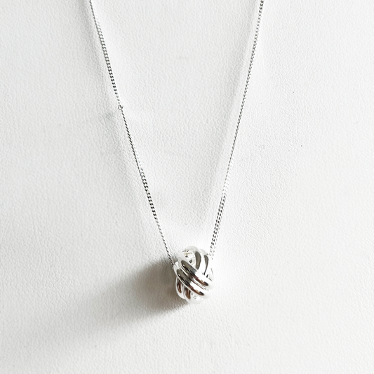 Knot Sterling Silver Necklace