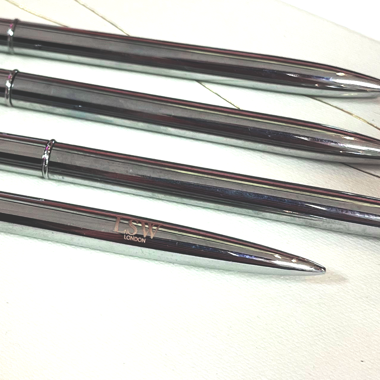 LSW Pen - Silver pen with black ink & LSW logo