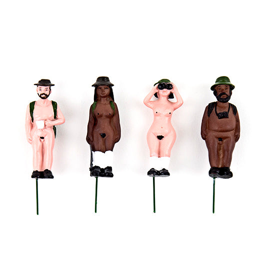 Mini Naked Ramblers - Plant Pot Decorative Figurines