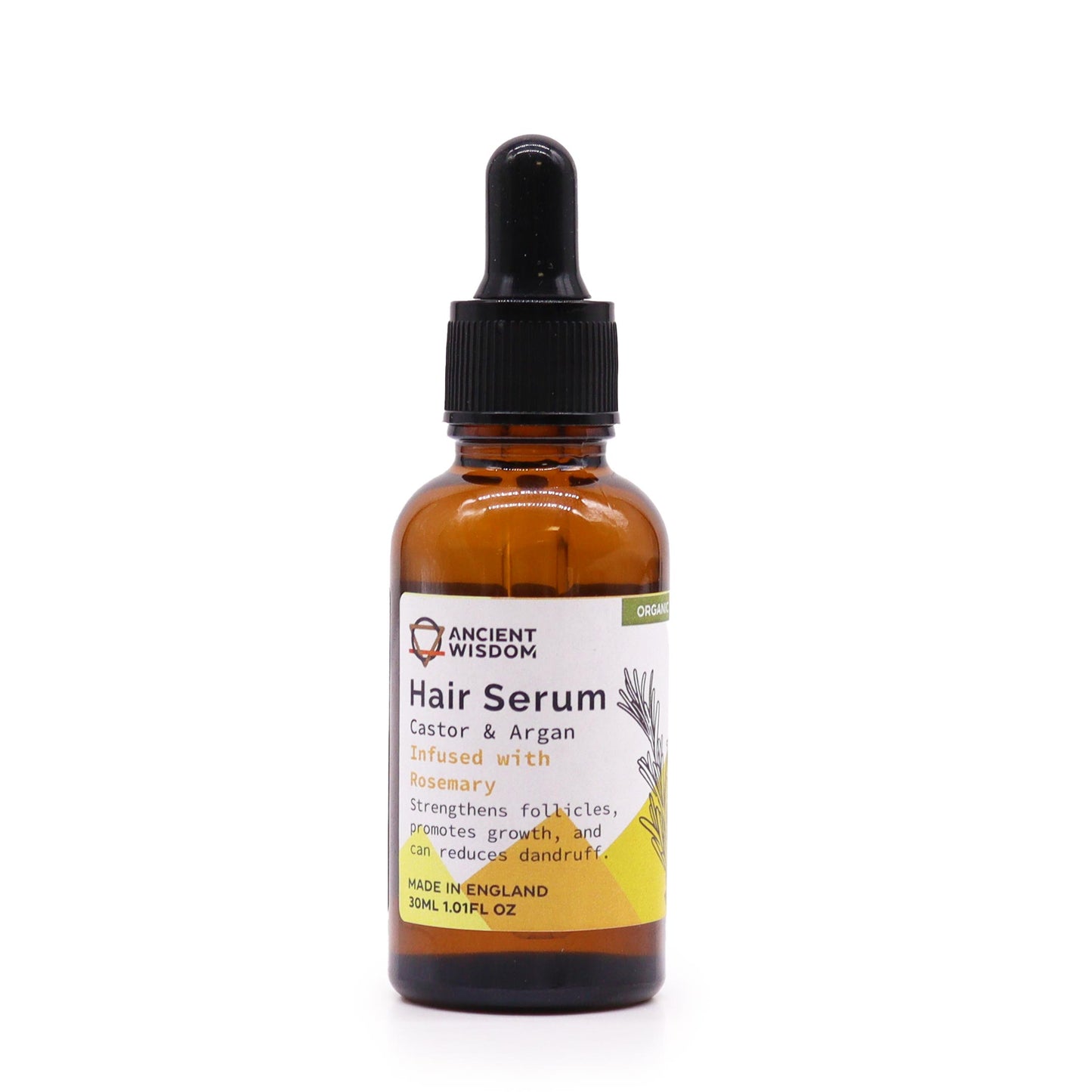 Organic Rosemary Hair Growth Serum - 30ml