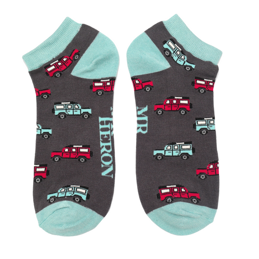 Jeep charcoal trainer bamboo Socks